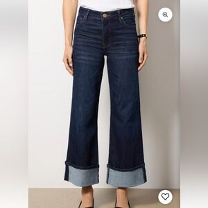 Kut from the Kloth - Wide Leg Cuff Jean